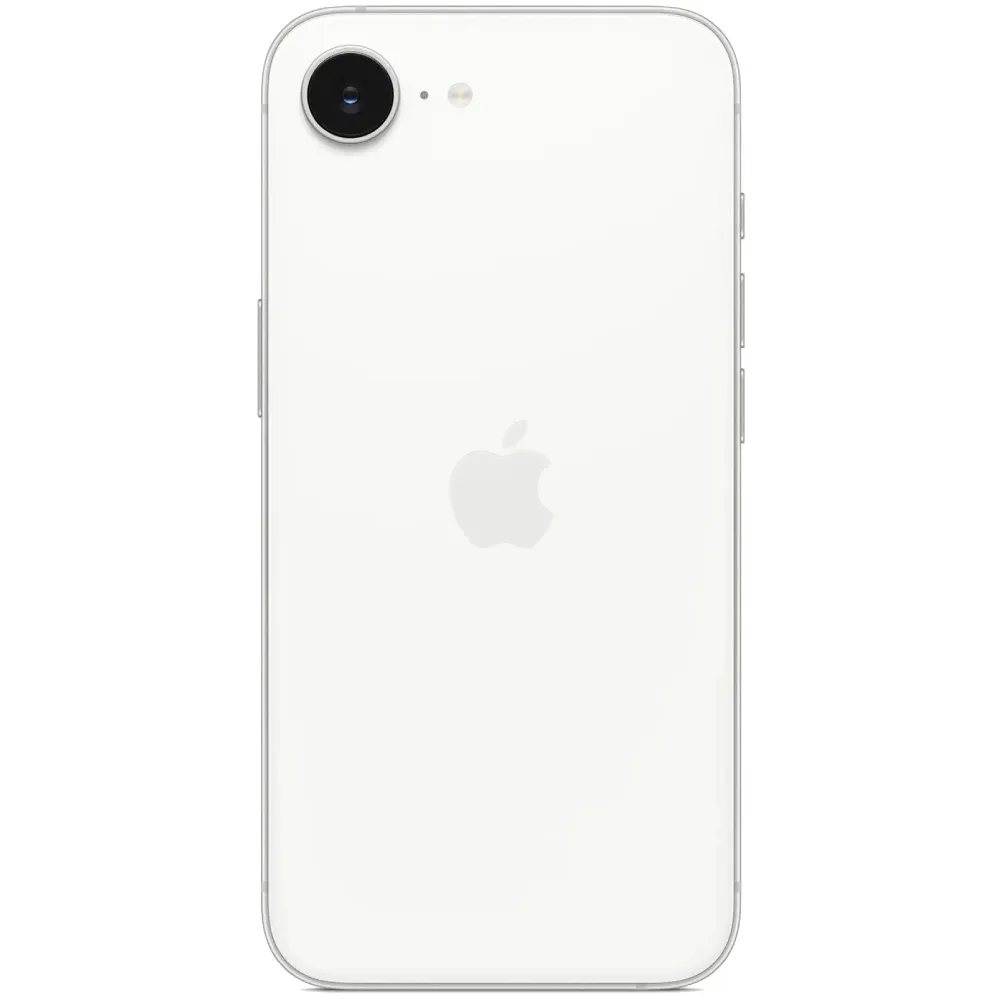 Смартфон Apple iPhone 16e (MD1R4HX/A) [6.1", 128 ГБ, 8 ГБ, Белый]