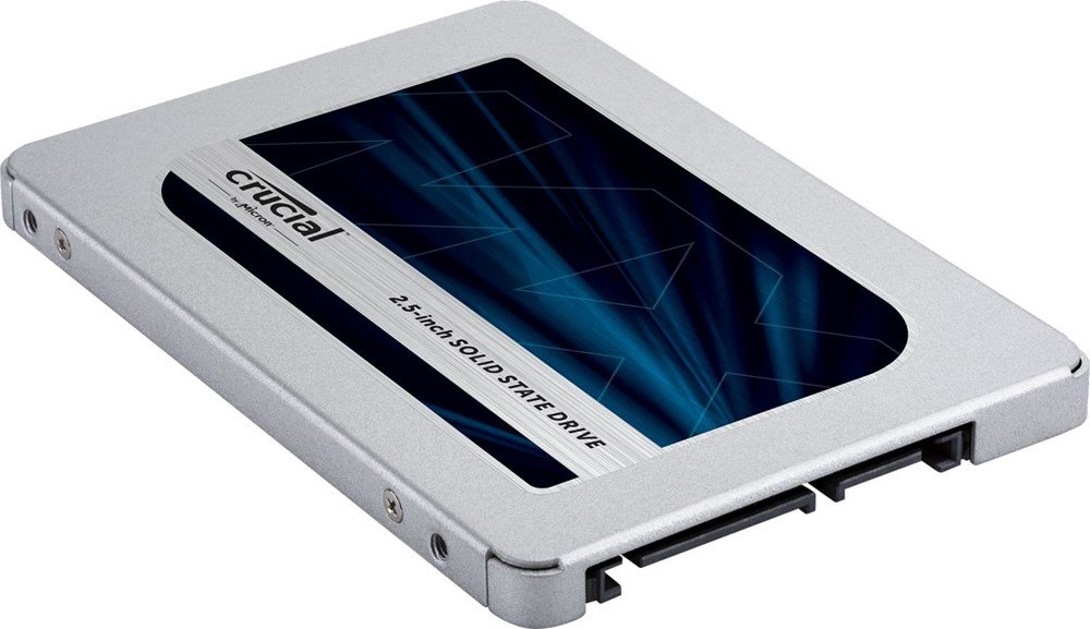 Твердотельный накопитель SSD CRUCIAL MX500 (CT250MX500SSD1), [250 ГБ, 2.5" SATA III, чтение: 560 МБ/с, запись: 510 МБ/с, TLC]