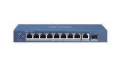 Сетевой коммутатор Hikvision DS-3E0510P-E Switch 8 port 10/100/1000M 8 x Gb PoE + 1 x RJ45 10/100/1000M + 1 x Gb SFP