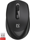 Мышь Defender Vision MS-376 (52376) [беспроводная, светодиодная, 1600 DPI, 125 Гц, черная]