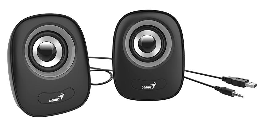 Колонки Genius SP-Q160 IRON GREY, черный+серый