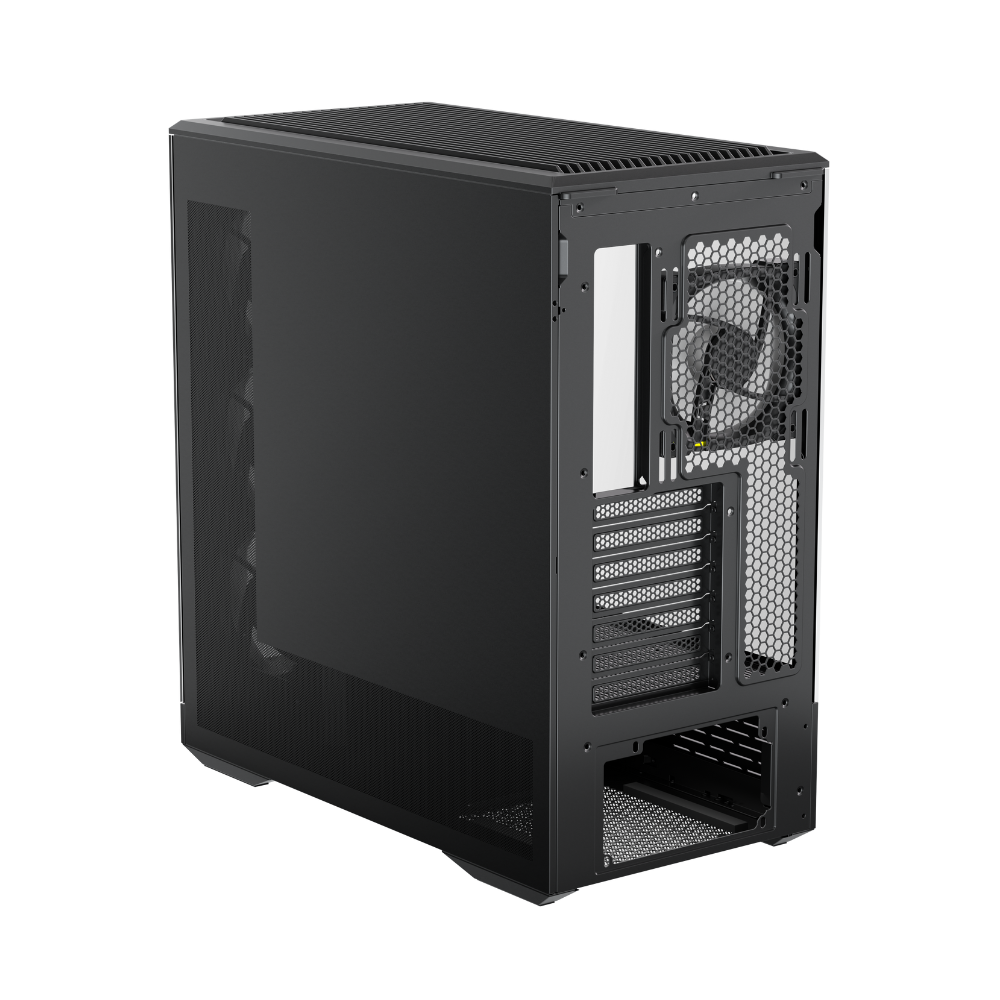 Корпус 1stPlayer FIREBASE GM7 (GM7-BK-3FN7R-1FN7) [Midi Tower, 4 x 120 мм, черный]