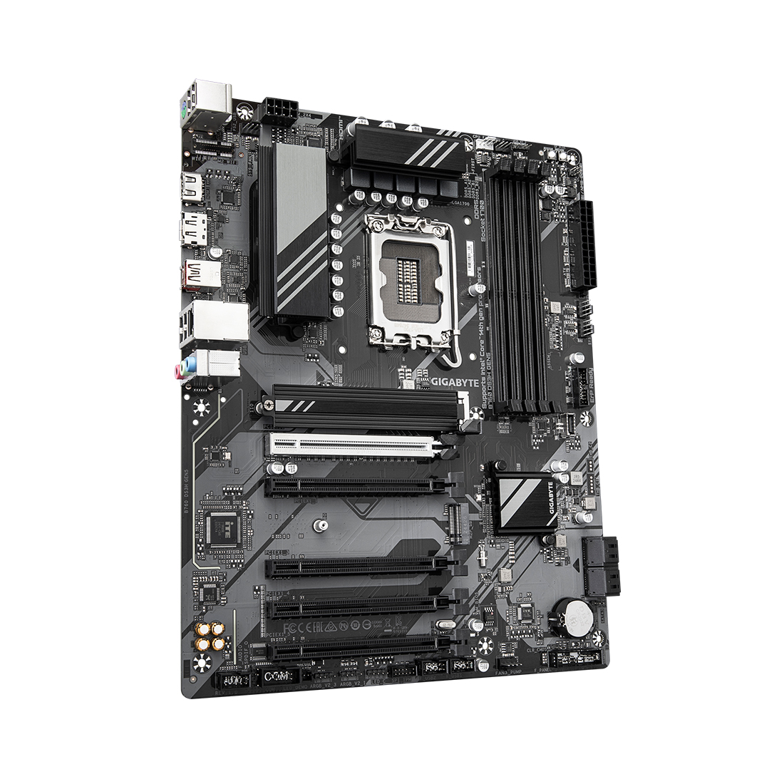 Материнская плата Gigabyte B760 DS3H GEN5 [LGA 1700, Intel B760, 4xDDR 5, 2xM.2, 5xPCI-E x16, Standard-ATX]