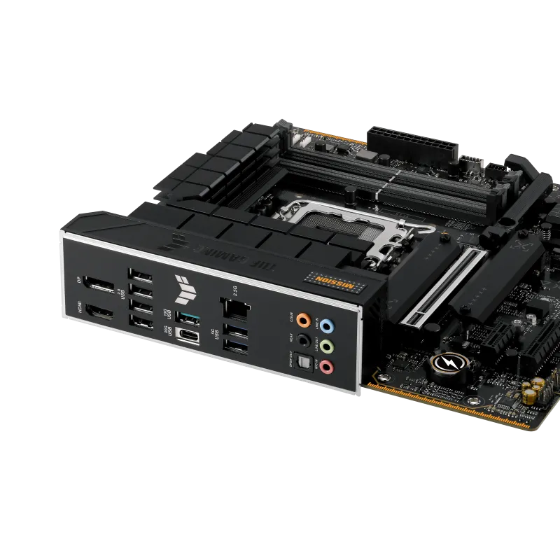 Материнская плата Asus TUF GAMING B760M-PLUS II [LGA 1700, Intel B760, 4xDDR 5, 3xM.2, 1xPCI-E x16, Micro-ATX]