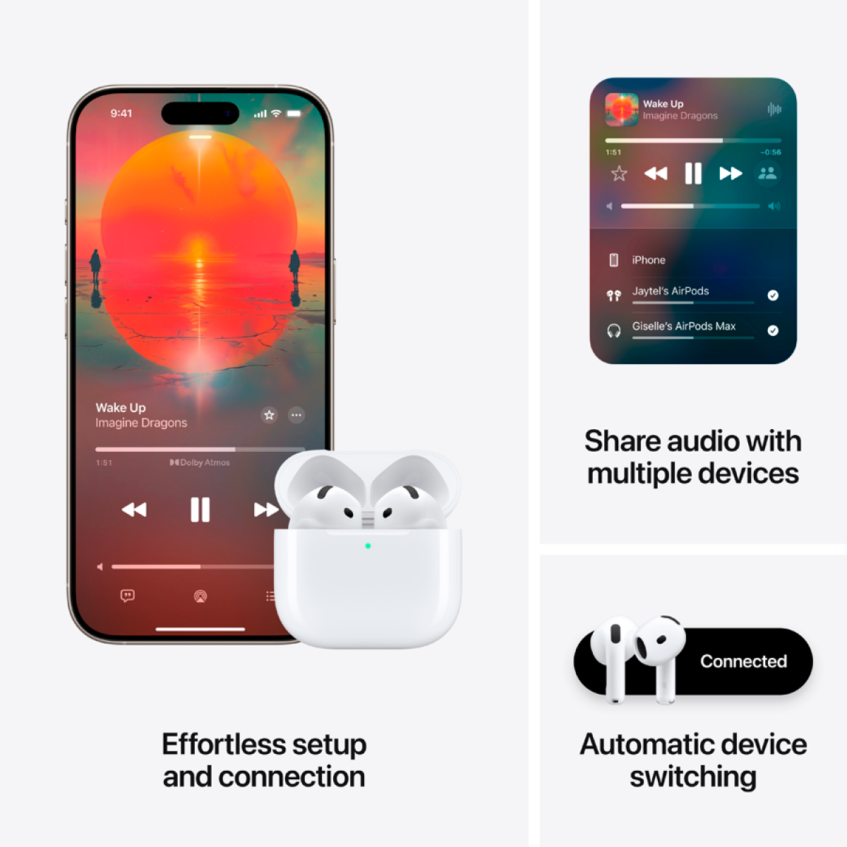Беспроводные наушники Apple AirPods 4 Active Noise Cancellation (MXP93ZE/A), Model A3055 A3056 A3059