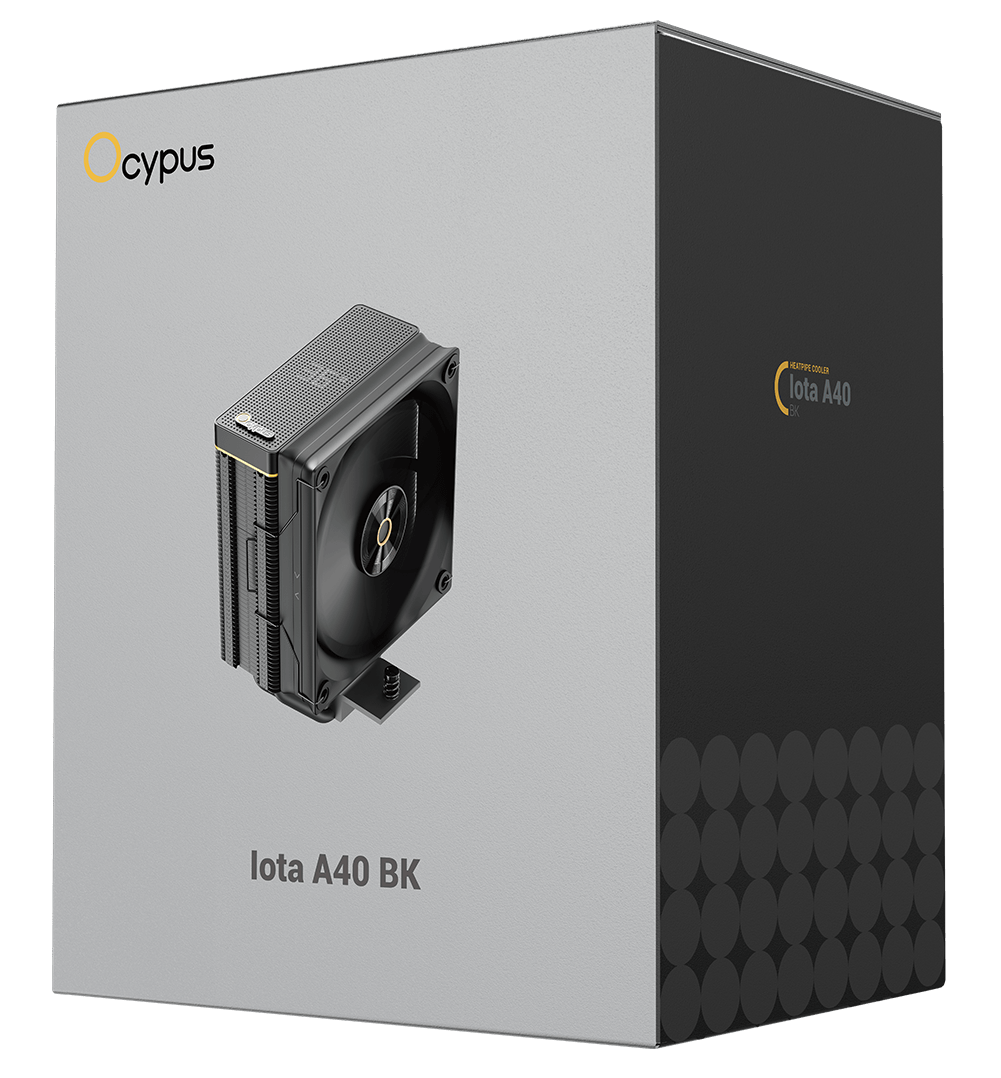 Система охлаждения Ocypus Iota A40 BK [120 x 120 мм, 2000 об/мин, 29 дБ, 4 pin]