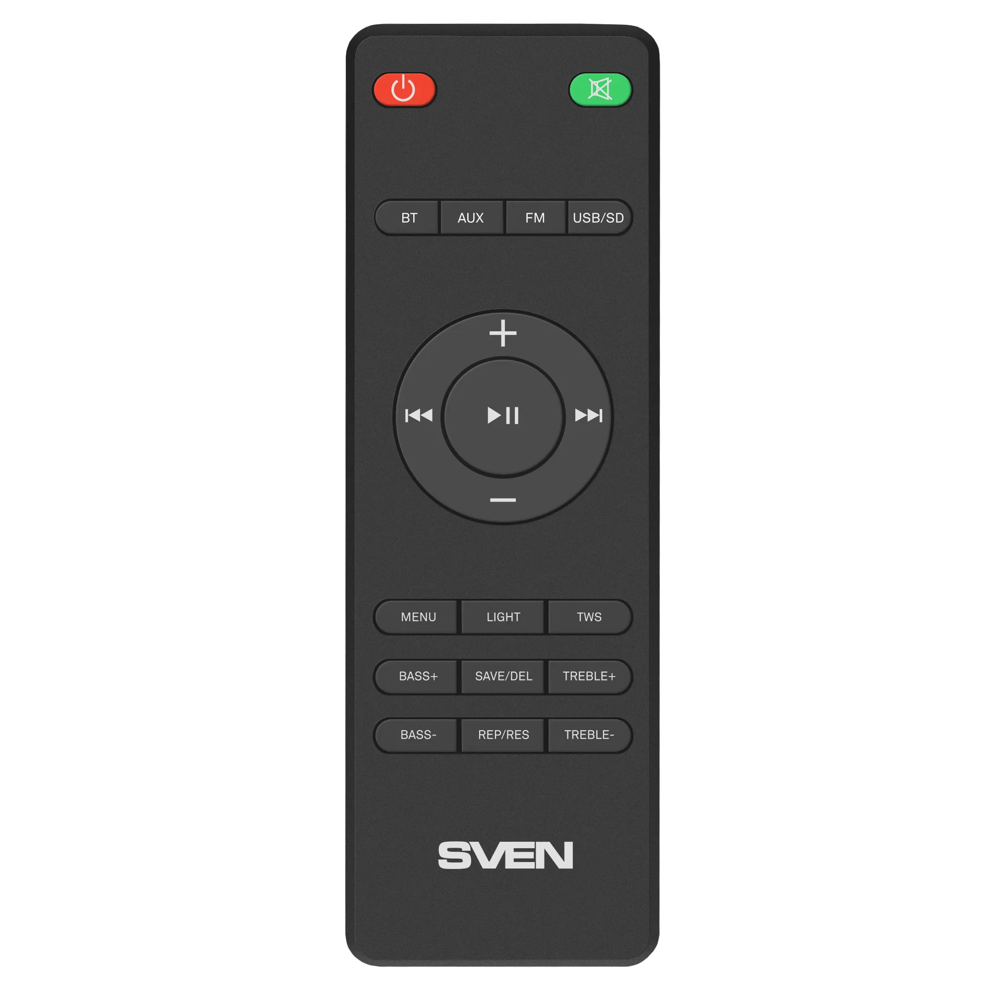 SVEN PS-740, черный, акустическая система (100W, TWS, Bluetooth, FM, USB, microSD, 4400mA*h)