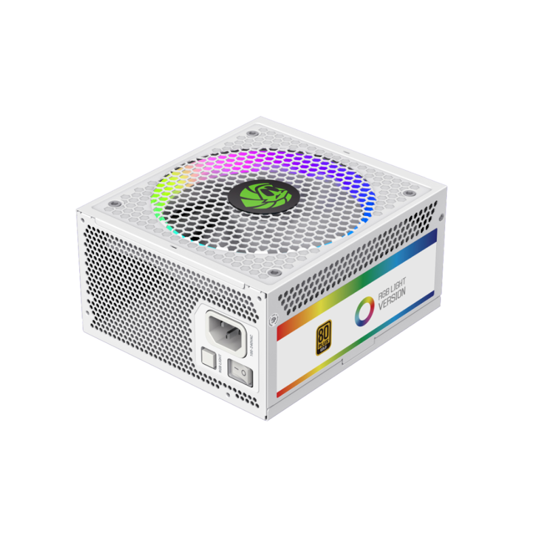 Блок питания GameMax RGB-Smart 750 PRO WH (2141-0750B0028) [750 Вт, 80 PLUS Gold, 8x SATA, 1 x 16 pin (12VHPWR), 3 x 6+2 pin PCIe, 2x 4+4 pin CPU, ATX]