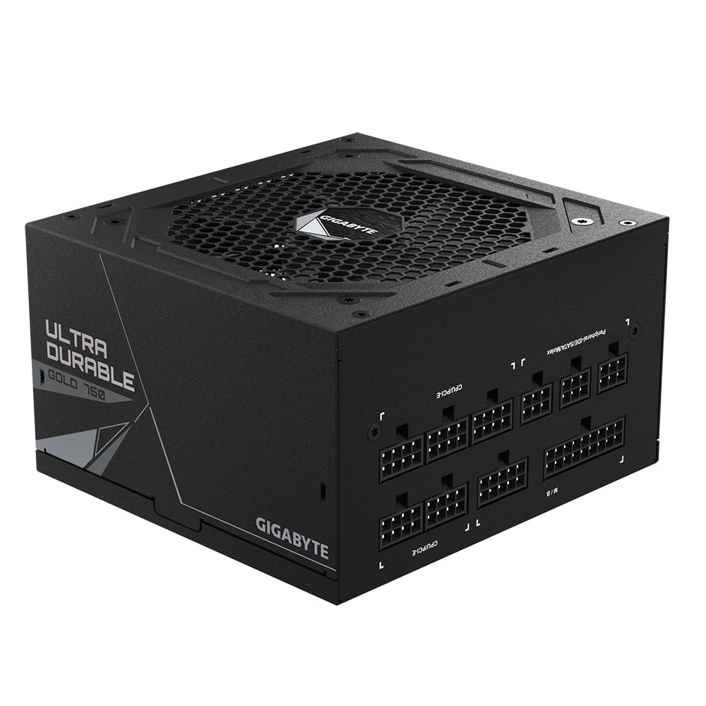Блок питания Gigabyte GP-UD750GM [750 Вт, 80 PLUS Gold, 8x SATA, 4x 6+2 pin PCIe, 2x 4+4 pin CPU, EPS12V]