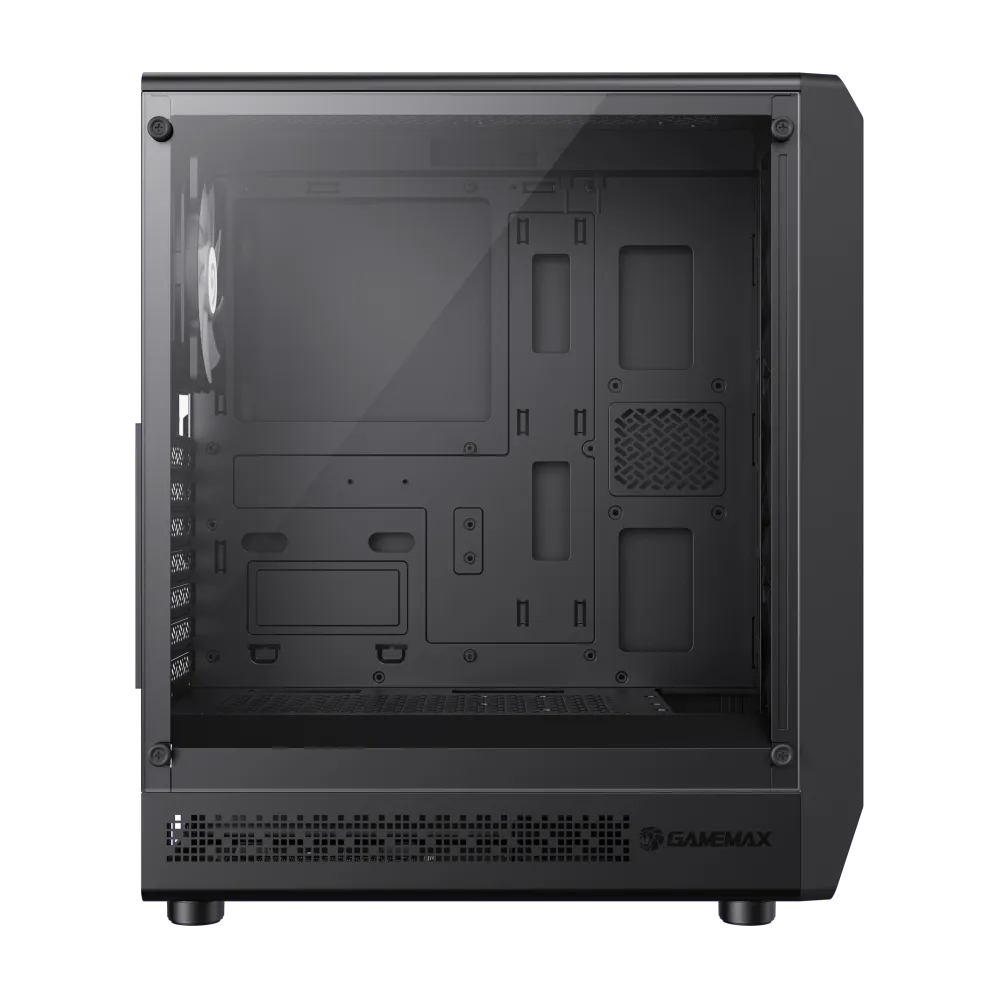 Корпус Gembird FORGE AB (1115-3801R0007) [Midi Tower, Без вентиляторов, черный]