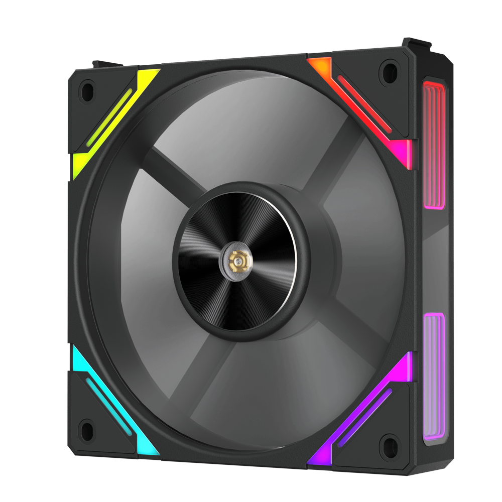 Комплект вентиляторов для корпуса 1stPlayer XF7 BLACK COMBO [120 мм, 2000 об/мин, 56.8 CFM, 33.12 dBA, PWM]