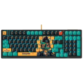 Клавиатура Bloody AT98 Renegade Black Midnight SAVAGE [механическая, проводная, RGB подсветка, Bloody Alpha, белая]