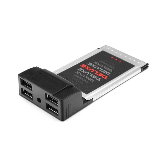 Адаптер Deluxe DLA-UH4 PCMCI Cardbus на USB HUB 4 Порта - купить по цене 2 790 тг. в интернет-магазине Forcecom.kz