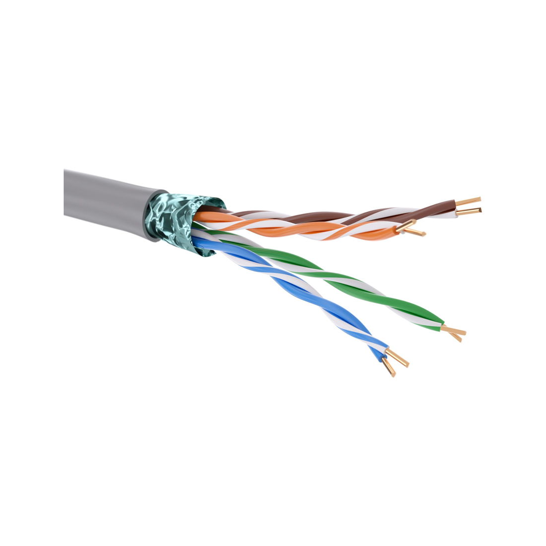 Кабель витая пара DKC RN5EFUK01GY кат. 5E F/UTP нг(А)-HF