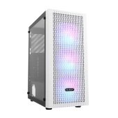 Корпус PCCooler MA100 MESH WH [Midi Tower, 3 х 120 мм, белый]