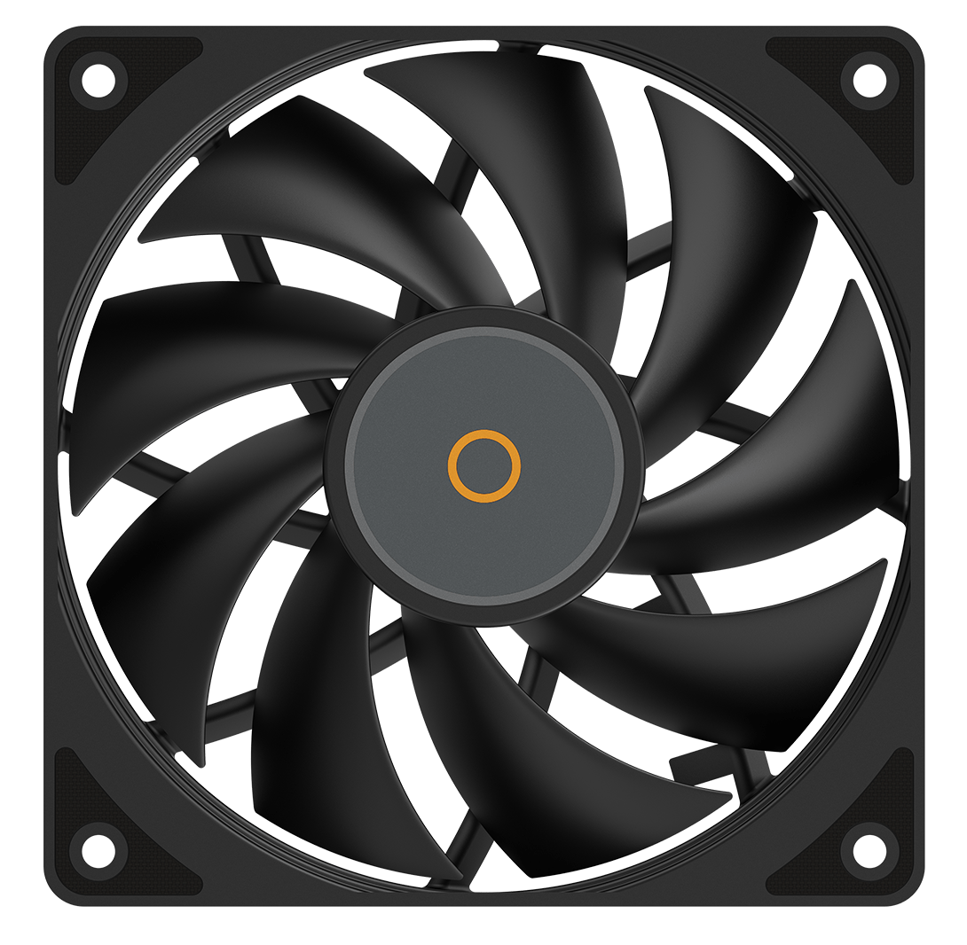 Вентилятор для корпуса Ocypus Gamma F12 BK [120 x 120 мм, 1300 об/мин, 44.55 CFM, 24.5 дБ, PWM]