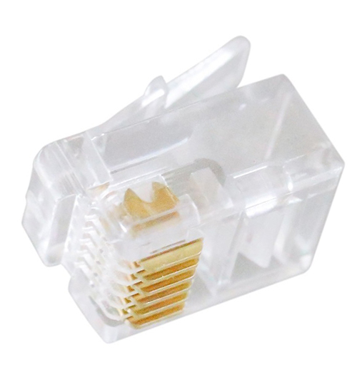 Коннектор RJ-12 Cablexpert MP-6p6c, упаковка Connector (в пакете 100 ...