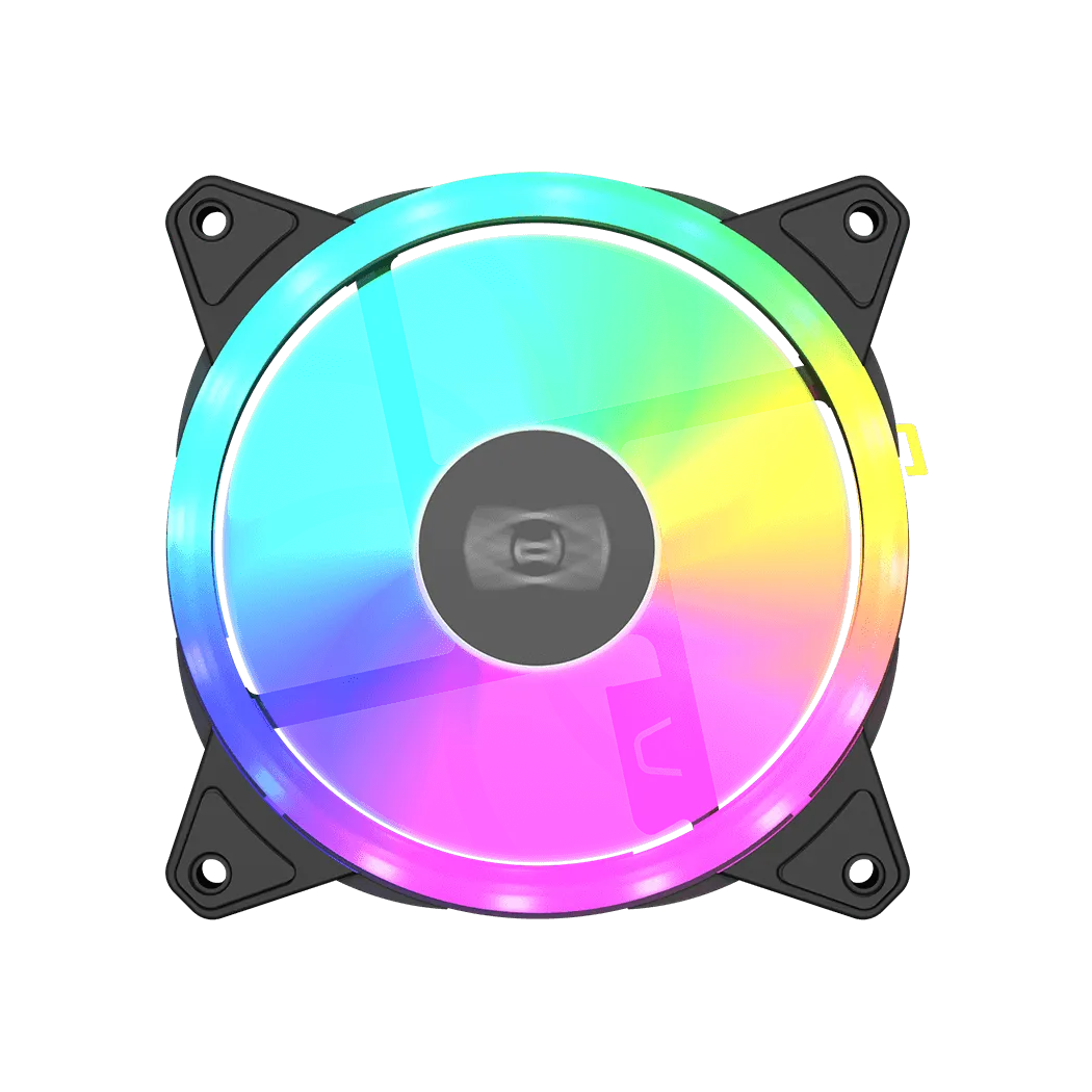 Комплект вентиляторов для корпуса PCCooler F3 T120 ARGB BK [120 x 120 мм, 1800 об/мин, 46 CFM, 26.6 дБ, PWM]