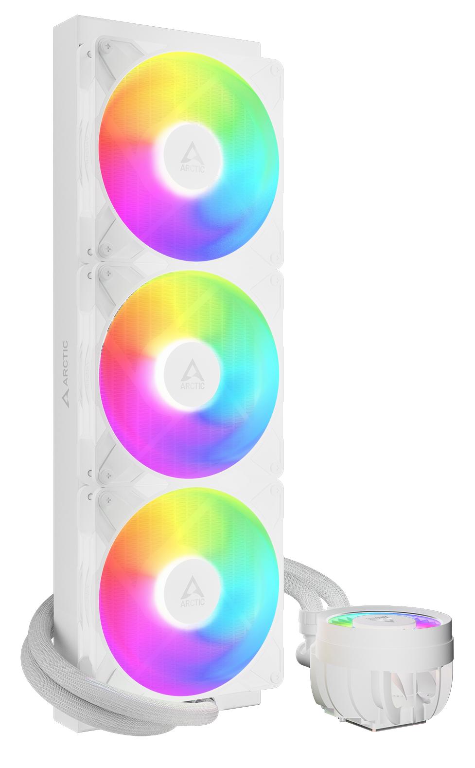 Система охлаждения Arctic Liquid Freezer III Pro 420 ARGB White [140 мм, 2500 об/мин, 1, 4 pin]