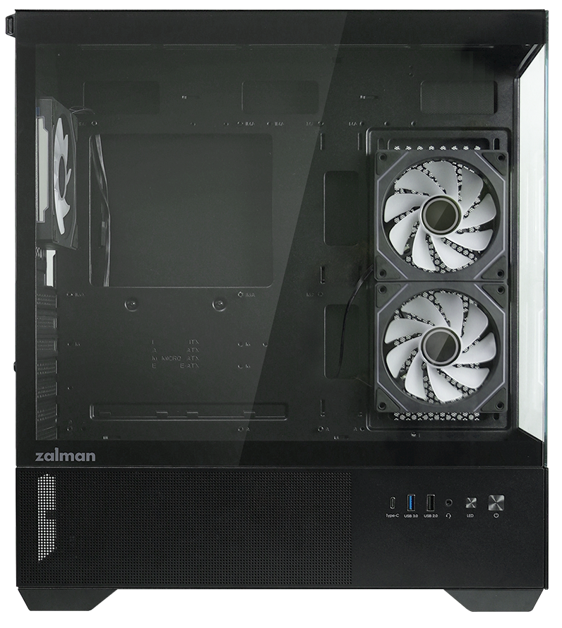 Корпус Zalman CHRONIX V2 (CHRONIX V2 Black) [Midi Tower, черный]