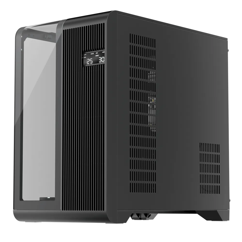 Корпус 1stPlayer RT7 (RT7-BK-3FC7R-1FC7) [Midi Tower, 4 x 120 мм, черный]