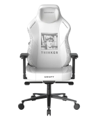 Игровое компьютерное кресло DXRacer Craft Standard F-23-Thinker (GC/LCF23LTA) Белый, Принт - купить в интернет-магазине Forcecom.kz Игровое компьютерное кресло DXRacer Craft Standard F-23-Thinker (GC/LCF23LTA) Белый, Принт