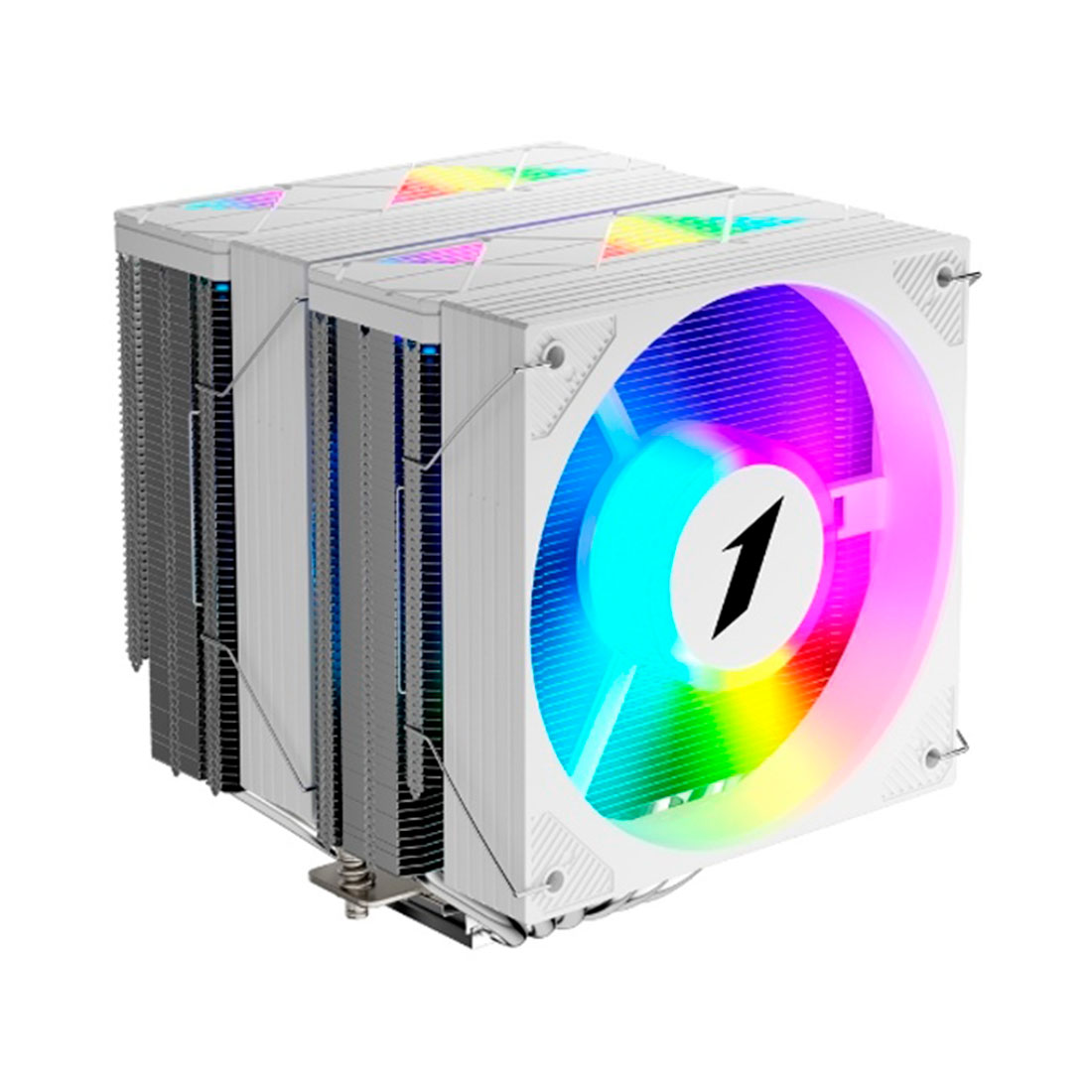 Система охлаждения 1stPlayer CY12LD WHITE [120 x 120 x 25 мм, 1900 об/мин, 38 дБ, 4 pin]