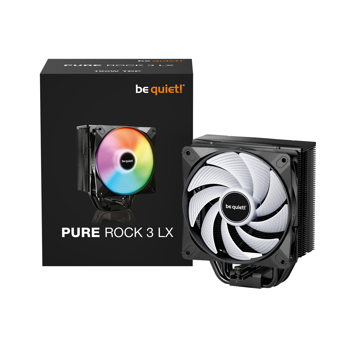 Система охлаждения Be quiet! PURE ROCK 3 LX [120 x 120 мм, 2000 об/мин, 31.2 дБ, 4 pin]