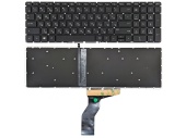 Клавиатура для ноутбука HP 15-ab/ 15-ak/ 15-au/ 15-ar/ 15-bc/ 15-ae, RU, подсветка, черная
