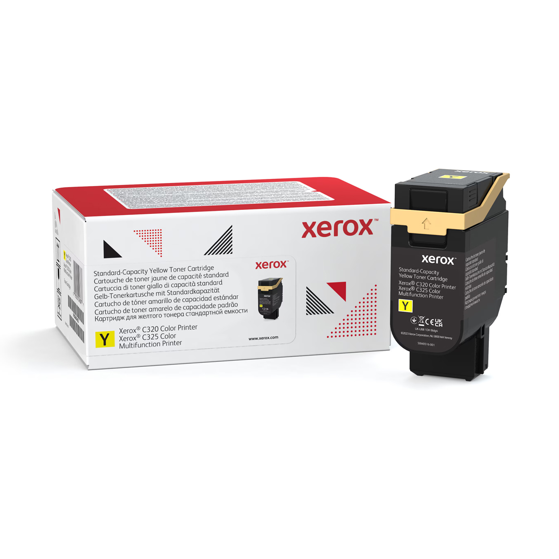 Тонер-картридж Xerox 006R04826, оригинальный, желтый