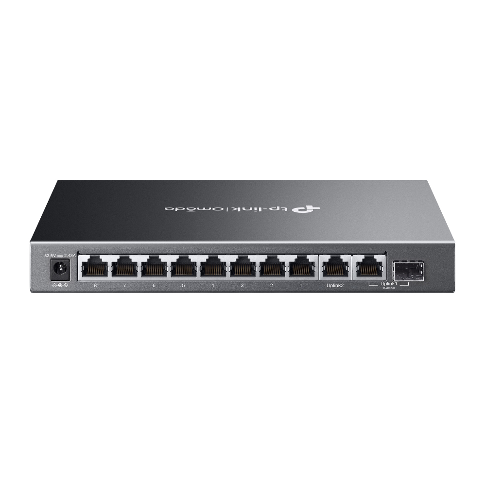 Коммутатор TP-Link Omada ES210GMP PoE+ GbE Easy Managed  10-портовый 