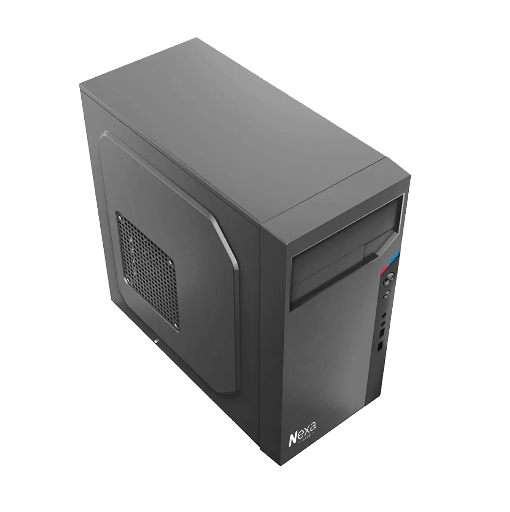 Корпус Nexa Lite NL6505 [Midi Tower, без вентиляторов, черный]