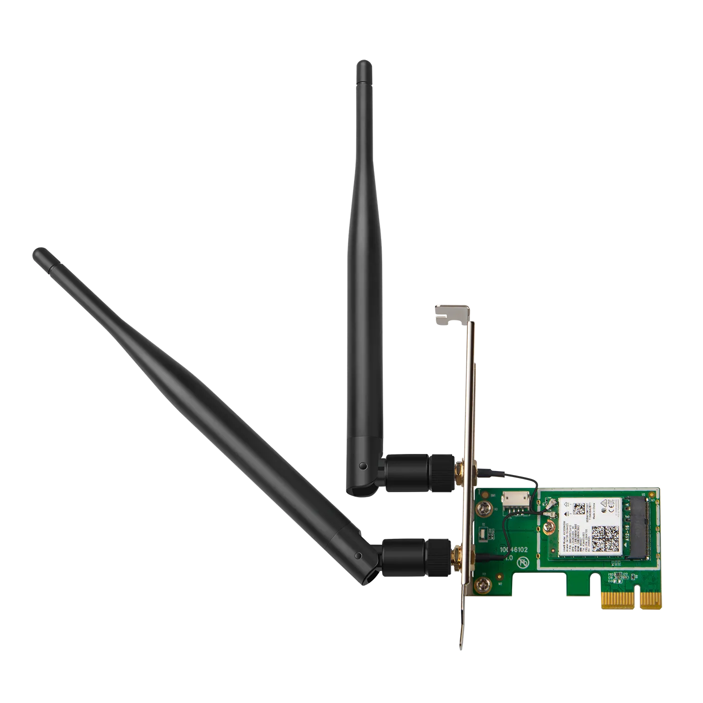 Беспроводная сетевая карта Tenda E30 Wireless LAN adapter, WiFi 6 (AX3000M), BT 5.0, PCIe x1, 2 ant.