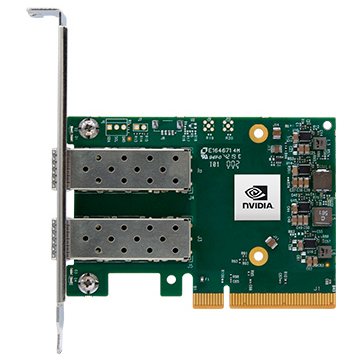 Плата сетевого контроллера MELLANOX MCX631102AN-ADAT Mellanox ConnectX-6 Lx EN adapter card, 25GbE, Dual-port SFP28, PCIe 4.0 x8, No Crypto, Tall Bracket