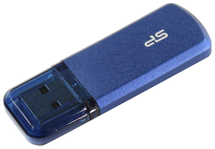 USB Флеш Silicon Power Helios - 202 128ГБ (SP128GBUF3202V1B) USB 3.2 Gen 1, Синий