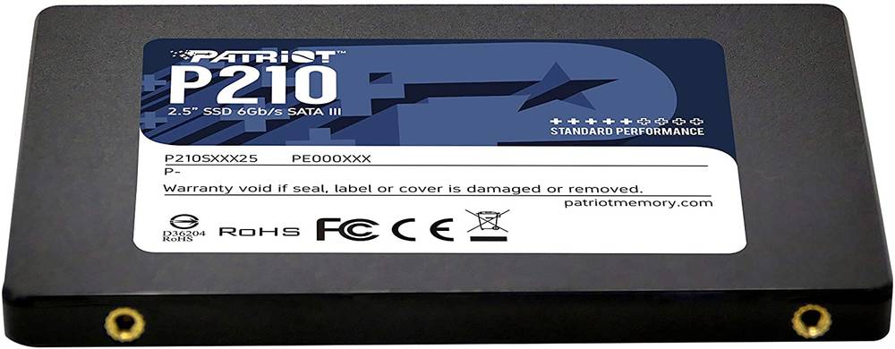 Твердотельный накопитель SSD, 128 GB, Patriot P210 P210S128G25, SATA III 