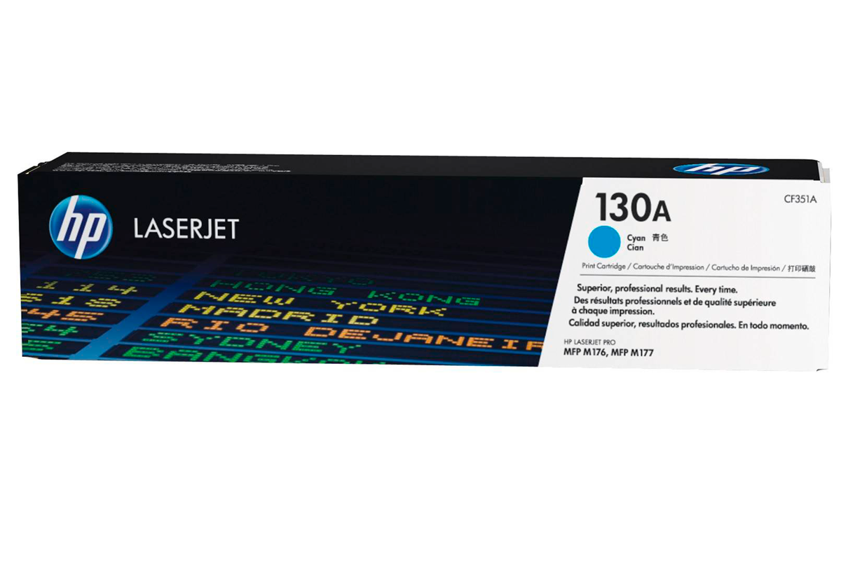 Картридж HP 130A Original LaserJet Toner Cartridge (CF351A), оригинальный, голубой