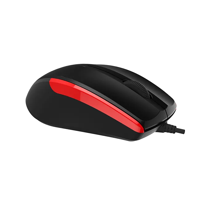 Мышь Delux M232BU [проводная, светодиодная, 1000 DPI, черная]