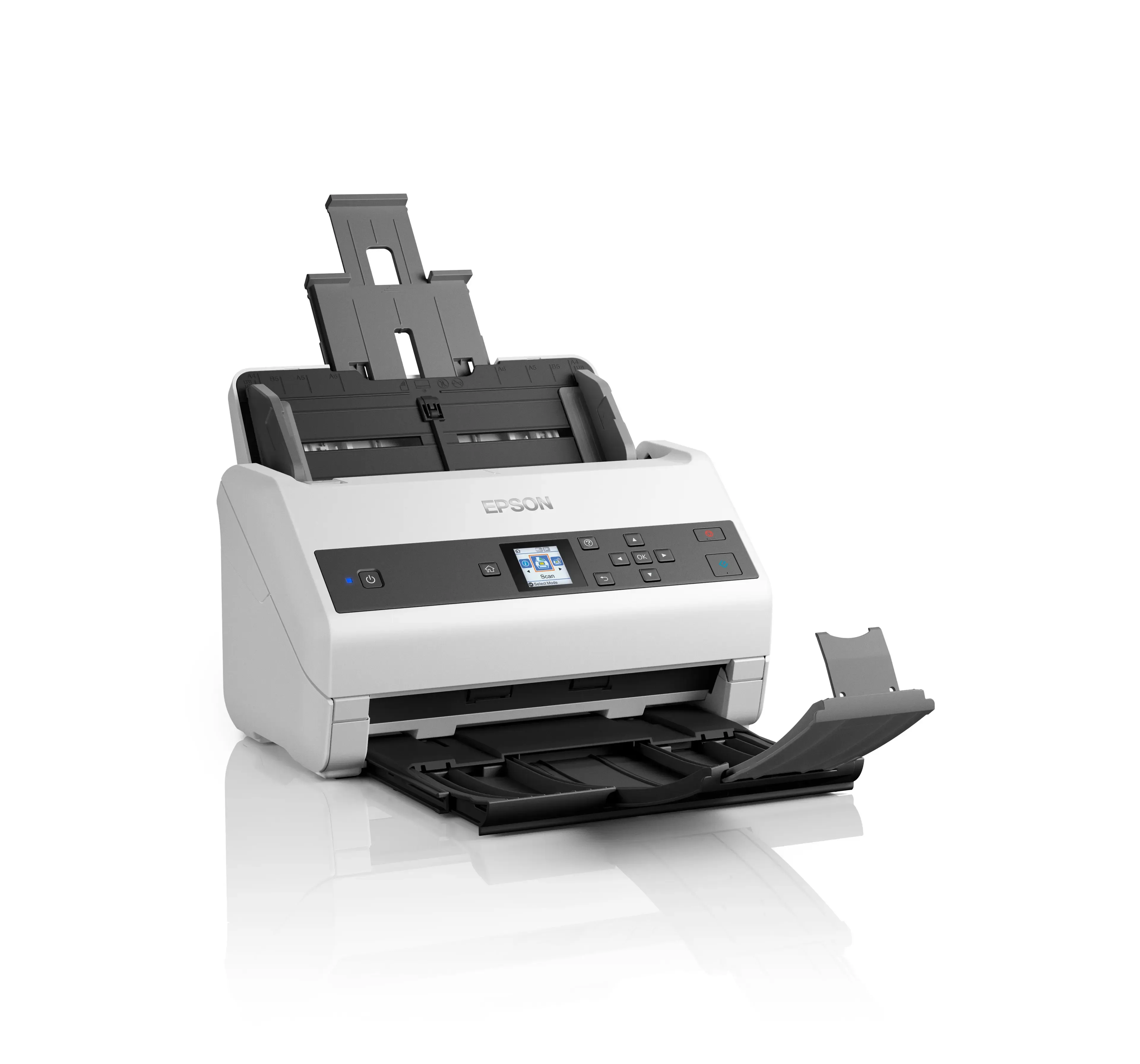 Сканер Epson WorkForce DS-870, B11B250401, A4, 600x600dpi, CIS, 65ppm, 48/24 bit, USB 2.0
