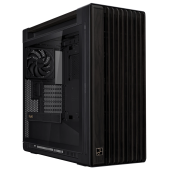 Корпус Asus PROART PA602 WOOD TG PWM BLACK [Midi Tower, 1 x 140 мм, 2 x 200 мм]