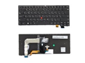 Клавиатура для ноутбука Lenovo ThinkPad T460S/ T470S/ T480, RU, джойстик, подсветка, черная