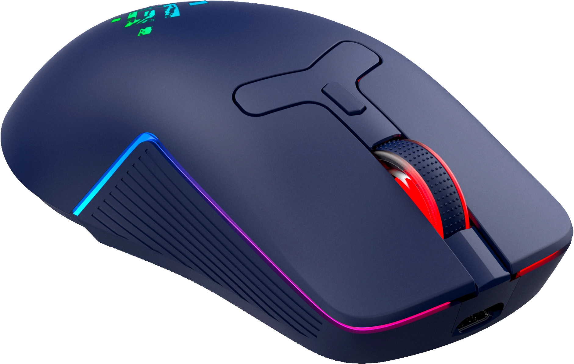 Мышь Defender Solas GM-142 (52143) [беспроводная, светодиодная, 12000 DPI, 1000 Гц подсветка, черная]