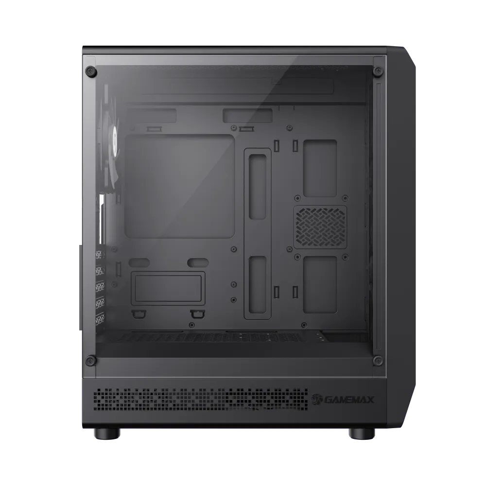 Корпус Gembird FORGE MB Black (1117-3701R0004) [Midi Tower, Без вентиляторов, черный]