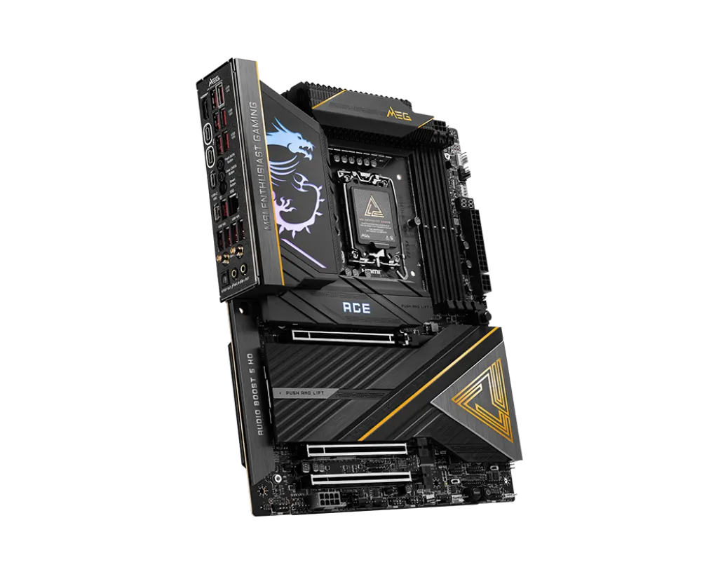 Материнская плата MSI MEG Z890 ACE [LGA 1851, Intel Z890, 4xDDR 5, 5xM.2, 3xPCI-E x16, Standard-ATX]
