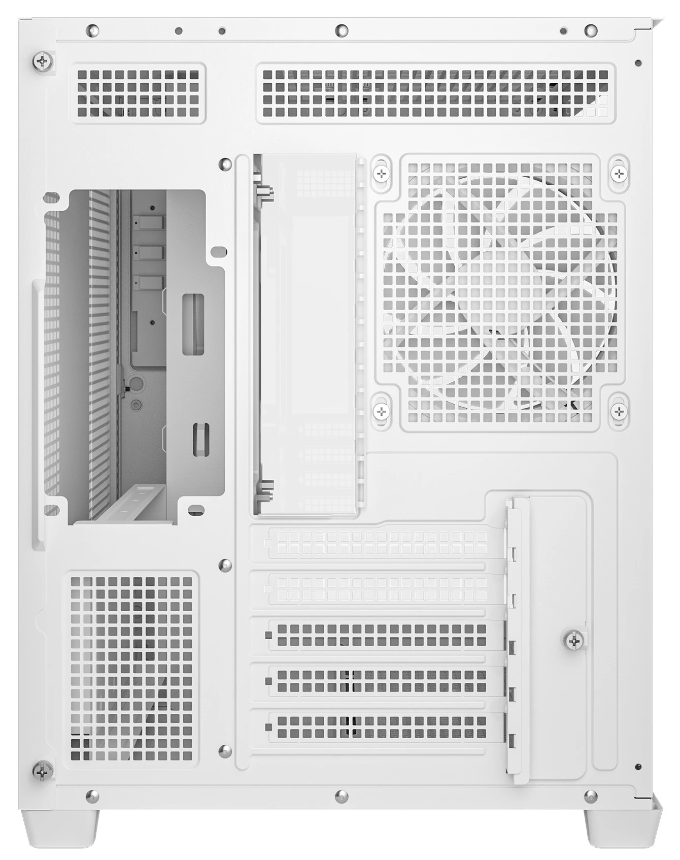 Корпус DeepCool CG330 3F WH (R-CG330-WHNGM3-G) [Mini Tower, 3 x 120 мм ARGB, Белый]