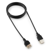 Кабель-удлинитель Cablexpert CC-USB2-AMAF-6B-N, AM/AF, USB 2.0, 1.8 м, черный