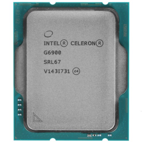 Процессор Intel Celeron G6900, [LGA 1700, 2 x 3.4 ГГц, TDP 46 Вт, OEM]