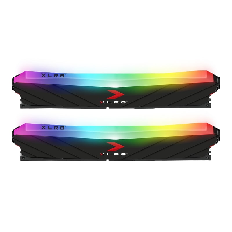 Оперативная память PNY XLR8 Gaming EPIC-X RGB, MD16GK2D4420019XRGB [16 ГБ DDR 4, 4200 МГц, 1.4 В, подсветка, KIT]