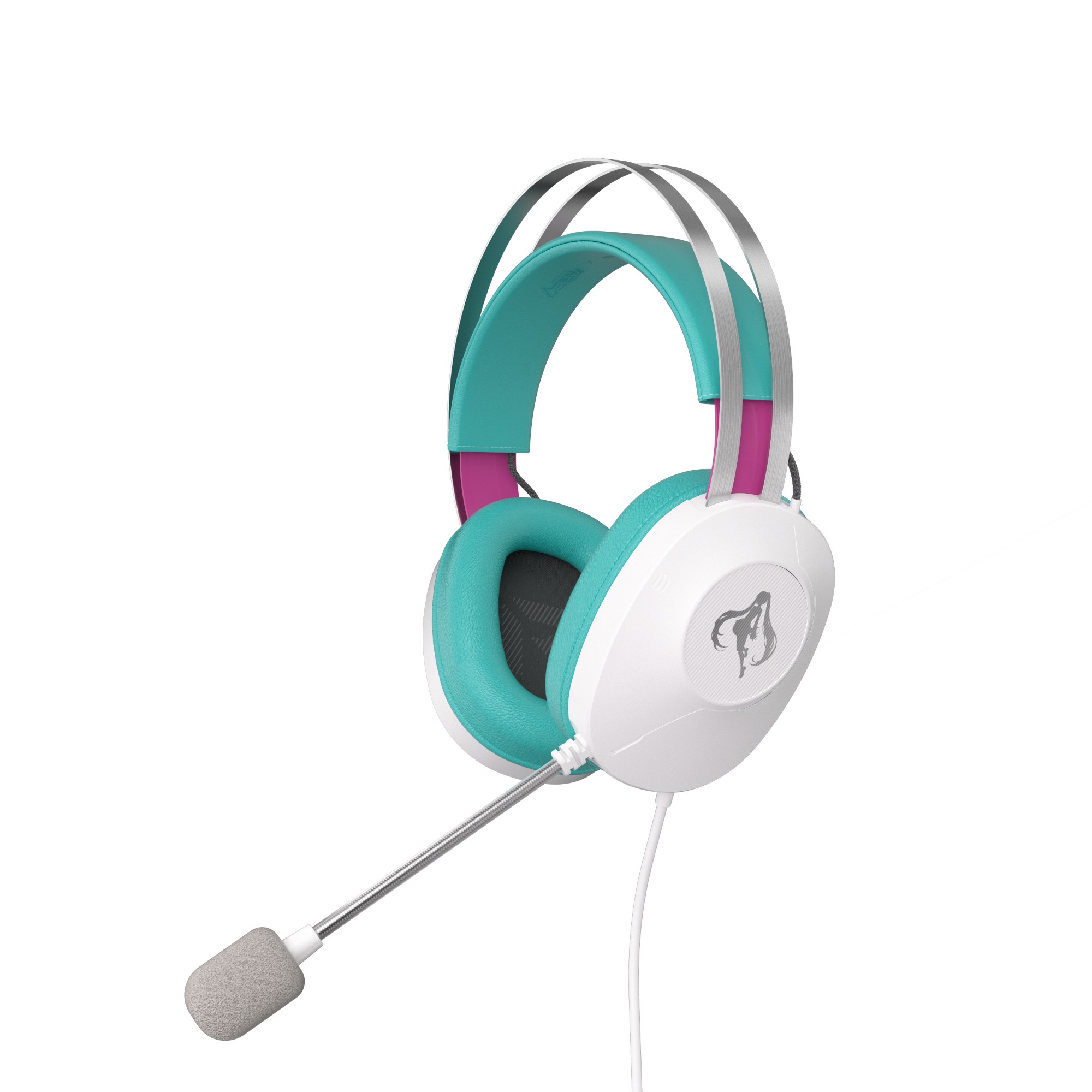 Наушники ASUS TUF GAMING H1 GEN II Hatsune Miku Edition (90YH048B-BHUA00)