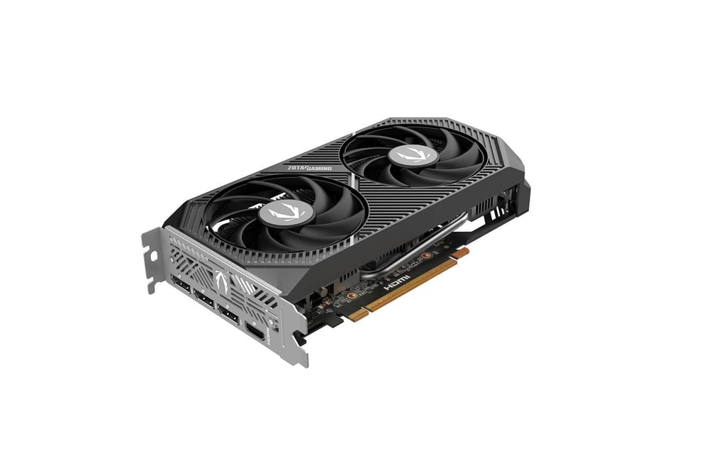 Видеокарта Zotac RTX 5060 TWIN EDGE (ZT-B50600E-10M) [8 ГБ, GDDR7, 128 бит, HDMI, DisplayPort (3 шт)]